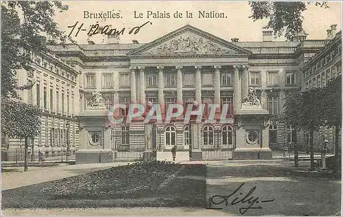 Cartes postales Bruxelles Le Palais de la Nation