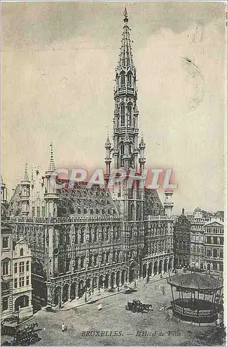Cartes postales Bruxelles L'Hotel de Ville