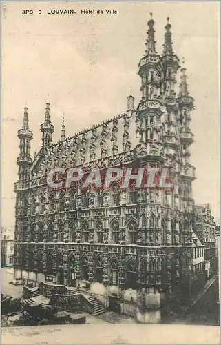 Cartes postales Louvain Hotel de Ville