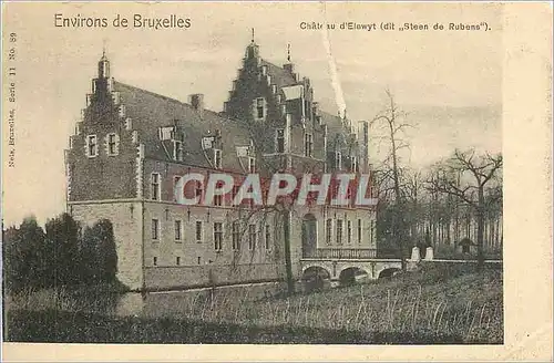 Cartes postales Environs de Bruxelles Chateau au d'Elewyt
