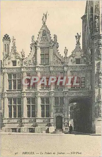 Ansichtskarte AK Bruges Le Palais de Justice