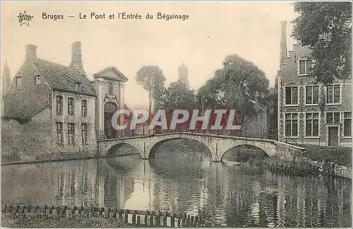 Ansichtskarte AK Bruges Le Pont et l'Entree du Beguinage