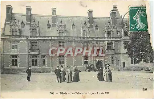 Cartes postales Blois Le Chateau Facade Louis XII