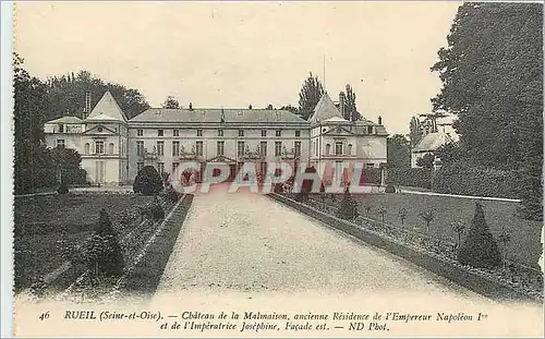 Cartes postales Rueil Seine et Oise Chateau de la Malmaison ancienne Residence de l'Empereur Napoleon et de l'Im