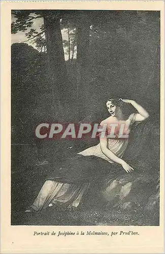 Cartes postales Portrail de Josephine a la Malmaison par Prud'hon