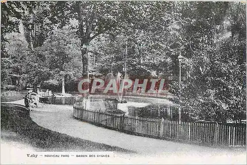 Ansichtskarte AK Vichy Nouveau Parc Bassin des Cygnes