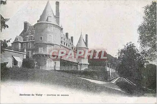 Cartes postales Environs de Vichy Chateau de Randan