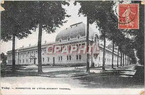 Cartes postales Vichy Perspective de l'Etablissement Thermal