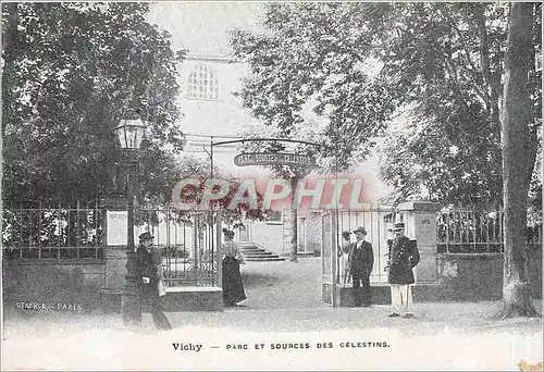 Cartes postales Vichy Parc et sources des Celestins