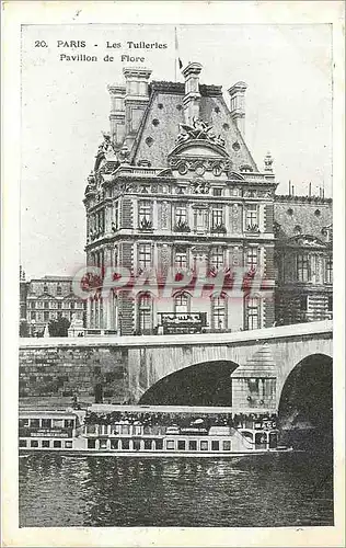 Cartes postales Paris Les Tulleries Pavillon de Flore