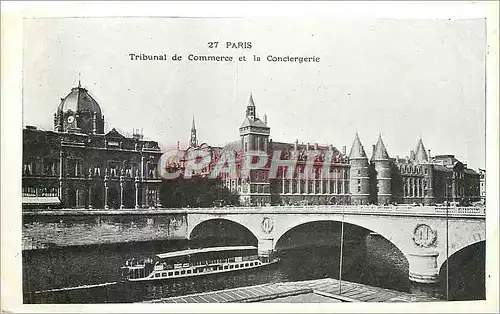 Ansichtskarte AK Paris Tribunal de Commerce et la Conciergerie