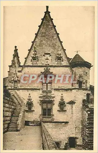 Cartes postales Nantes Loire Inferieure Chateau des Ducs de Bretagne Facade de la Tour du Fer a Cheval