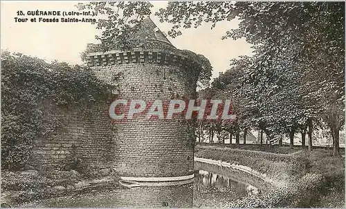 Cartes postales Guerande Loire Inf Tour et Fosses Sainte Anne