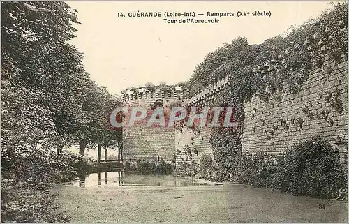 Cartes postales Guerande Loire Inf Remparts Tour de l'Abreuvoir