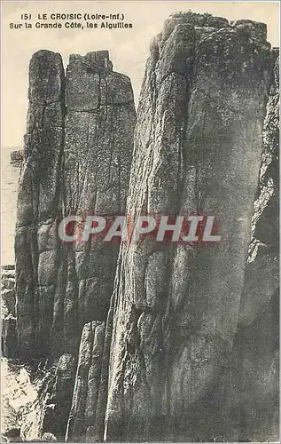 Cartes postales Le Croisic Loire Inf Sur la Grande Cote les Aiguilles