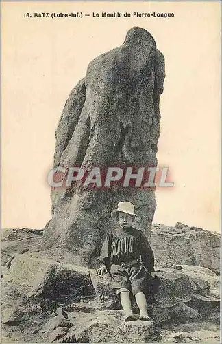 Cartes postales Batz Loire Inf Le Menhir de Pierre Longue