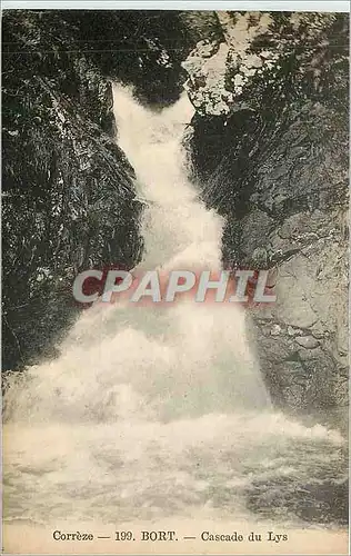Cartes postales Correze Bort Cascade du Lys