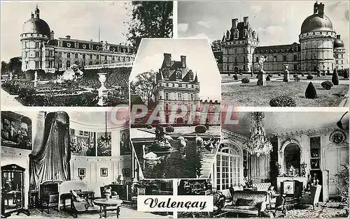 Moderne Karte Valencay Jardins de la Duchesse Le Chateau vu des Jardins