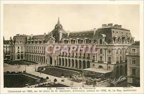 Ansichtskarte AK Rennes Palais du Commerce