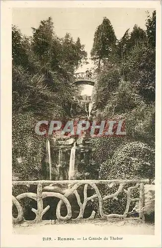 Cartes postales Rennes La Cascade du Thabor