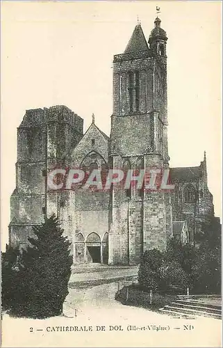 Cartes postales Cathedrale de Dol Ille et Vilaine