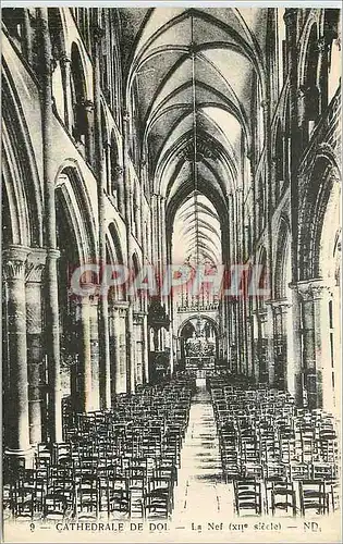 Cartes postales Cathedrale de Dol La Nef