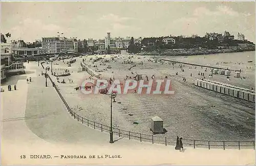 Cartes postales Dinard Panorama de la Plage