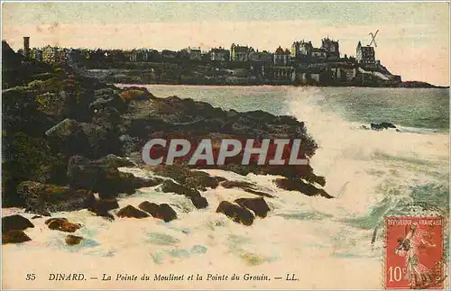 Cartes postales Dinard La Pointe du Moulins et la Pointe du Grouin