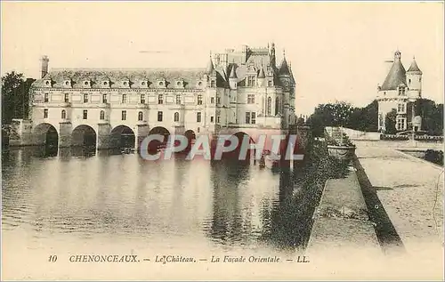 Cartes postales Chenonceaux Le Chateau La Facade Orientale