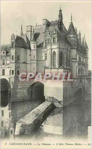 Cartes postales Chenonceaux Le Chateau L'Aile Thomas Bohier