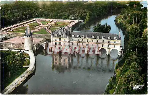 Cartes postales moderne Chenonceaux I et L Le Chateau et les Jardins