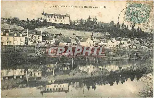 Cartes postales Vouvray Chateau de Moncontour