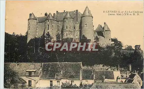 Cartes postales Luynes I et L Le Chateau mon hist