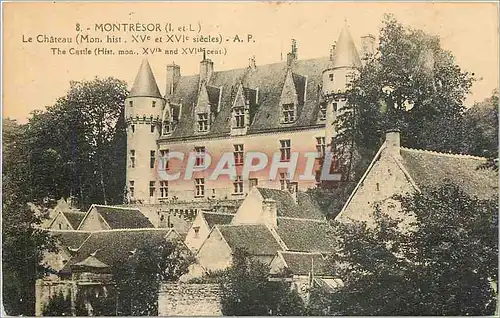Cartes postales Montresor I et L Le Chateau Mon hist