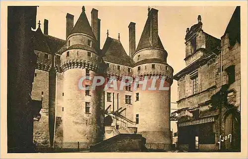 Ansichtskarte AK Langeais Indre et Loire L'Entree du Chateau