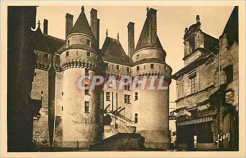 Cartes postales Langeais Indre et Loire L'Entree du Chateau