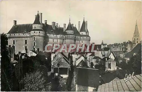 Cartes postales Le Chateau de Langeais La Chateau et la Ville