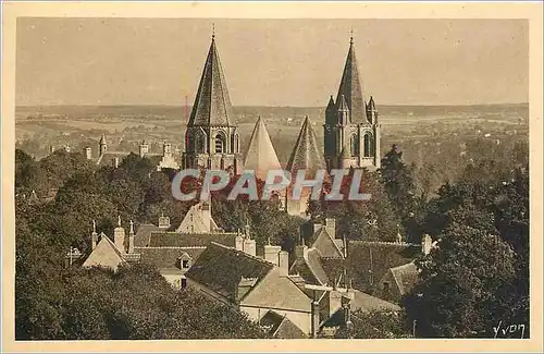 Cartes postales Loches Indre et Loire La Collegiale Saint Ours