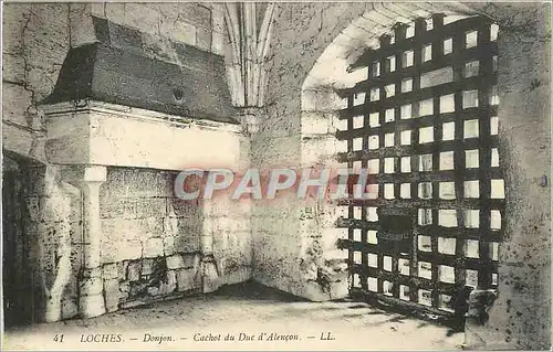 Ansichtskarte AK Loches Donjon Cachot du Duc d'Alencon