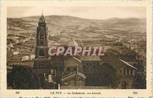 Cartes postales Le Puy La Cathedrale vue laterale