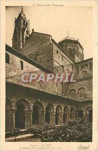 Cartes postales Le Puy Le Cloitre et la Cathedrale