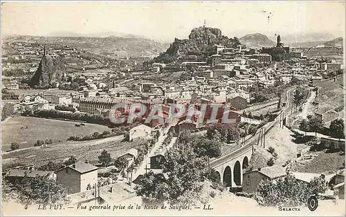 Cartes postales Le Puy Vue generale prise de la Route de Saugues