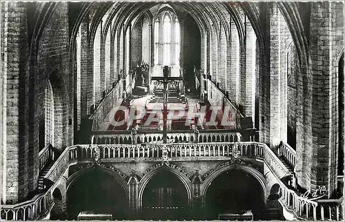 Cartes postales L'Auvergne La Chaise Dieu Hte Loire Interieur de l'Eglise Abbatiale Le Jube du XV