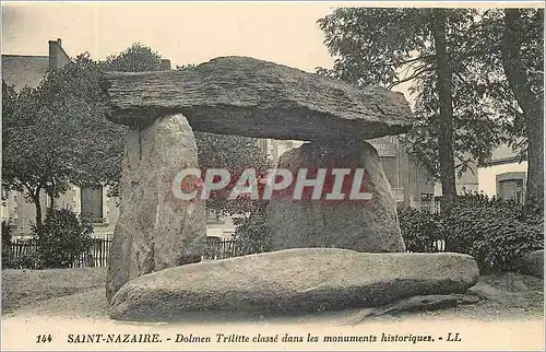 Cartes postales Saint Nazaire Dolmen Trilitte classe dans les monument historiques