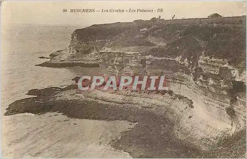 Cartes postales Meschers Les Grottes Les Falaises