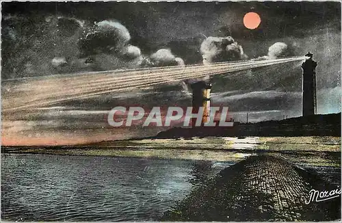 Cartes postales moderne Ile De Re Le Phare des Baleines au Clair de Lune Phare
