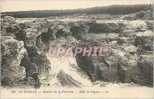 Cartes postales Le Bureau Rochers de la Pierriere Effet de Vagues