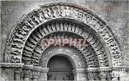 Ansichtskarte AK Aulnay de Saintonge Eglise Romane