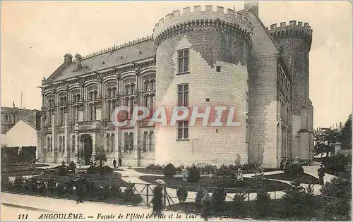 Cartes postales Angouleme Facade de l'Hotel de Ville