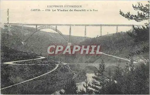 Ansichtskarte AK Le Viaduc de Garabit et le Pont